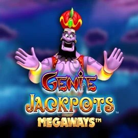 Genie Jackpots Megaways slot logo by Blueprint Gaming at Sankra Casino
