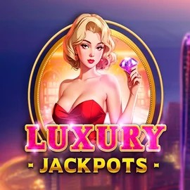 Luxury Jackpots online game logo by Triple Cherry on ssankracasino.nl
