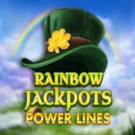 Rainbow Jackpots Power Lines by Red Tiger Gaming, showcased at ssankracasino.nl – game logo